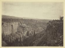 North Fork Cañon, Sierra Blanca Creek, Arizona, 1873. Creator: Tim O'Sullivan