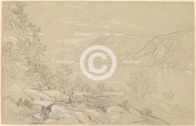 North from Storm King, 1850s. Creator: John William Casilear.