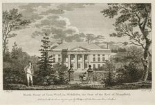 North front of Kenwood House, Hampstead, London, 1788. Creator: Heath