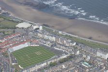 North Marine Road Cricket Ground, home to Scarborough Cricket Club, North Yorkshire, 2016. Creator: Dave MacLeod