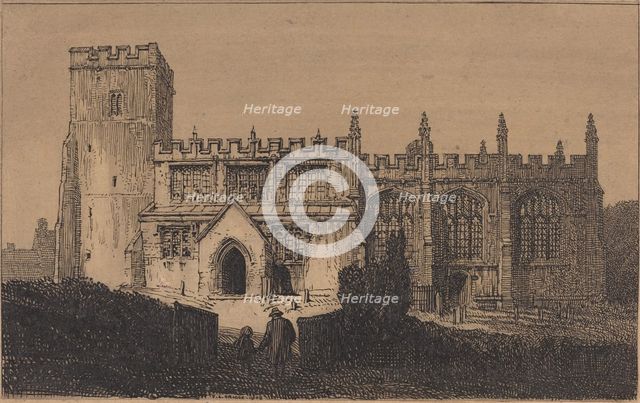 North Marston Church, 1909. Creator: Frederick Landseer Maur Griggs.