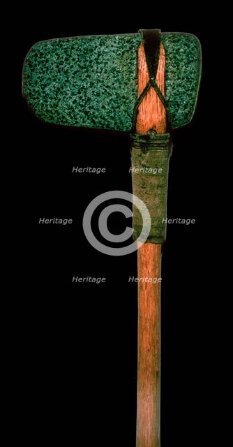 North Native American stone tomahawk Artist: Unknown