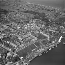 North Shields and environs, Tyneside, 1973. Artist: Aerofilms