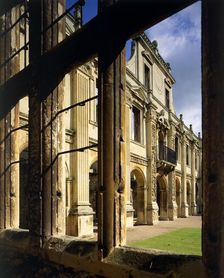 North side of the inner court of Kirby Hall, Northamptonshire, c2000s(?). Artist: Historic England Staff Photographer