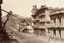 North Side of California Street, 1864, printed ca. 1876. Creator: Carleton Emmons Watkins