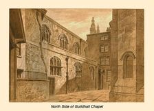 North Side of Guildhall Chapel, 1886