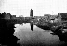 North Suburb of Mukden, with pagoda, 1895. Creator: Unknown