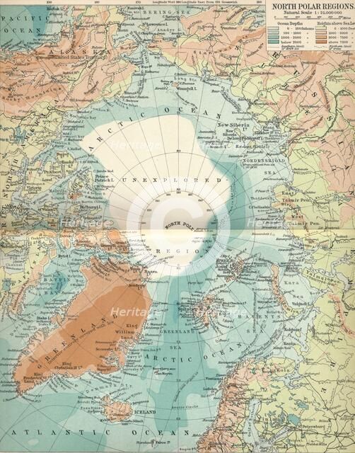 'North Polar Regions', c1903, (1904). Artist: Unknown.