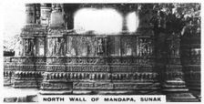 North wall of Mandapa, Sunak, India, c1925