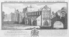 North West View of Lanercost Priory in the County of Cumberland 1739. Artists: Nathaniel Buck, Samuel Buck