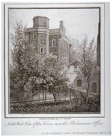 North-west view of the Jewel Tower, Old Palace Yard, Westminster, London, c1805. Artist: John Thomas Smith