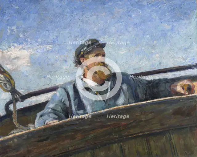 North Wind, 1887. Creator: Christian Krohg.