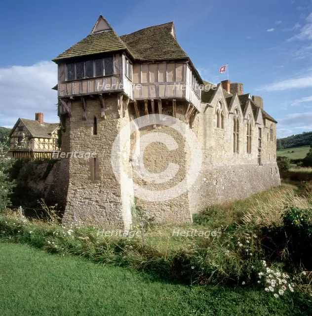 North tower and west range of Stokesay Castle, Shropshire, 2004. Artist: Historic England Staff Photographer.