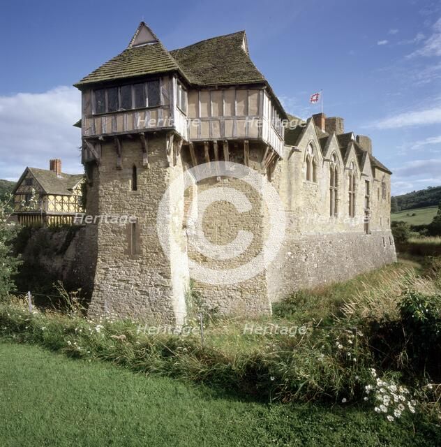 North tower and west range of Stokesay Castle, Shropshire, 2004. Artist: Historic England Staff Photographer.