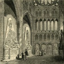 North Transept of Westminster Abbey, 1830 (1881). Creator: Unknown