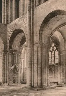 North transept of Winchester Cathedral, Hampshire, early 20th century(?)