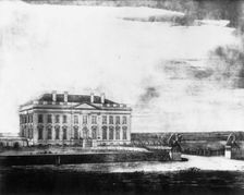 North view of the President's house in the city of Washington, c1810. Creator: Frances Benjamin Johnston