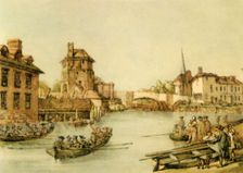 North View of Friar Bacon's Study at Oxford late 18th century, (1943). Creator: Thomas Rowlandson