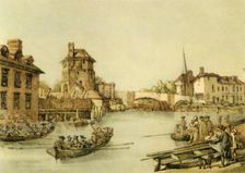 North View of Friar Bacon's Study at Oxford late 18th century, (1943). Creator: Thomas Rowlandson