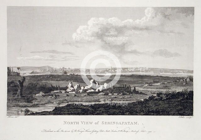 North View of Seringapatam, 1794. Creator: Robert Home.
