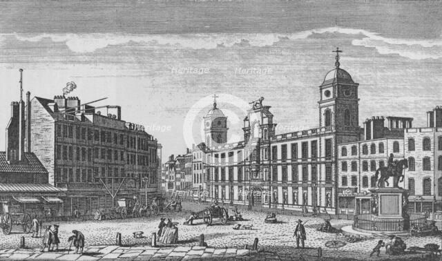 Northumberland House, Charing Cross, Westminster, c1753 (1911).  Artist: Thomas Bowles.