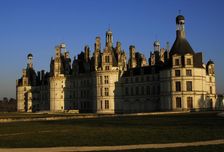 Northwest façade, Castle of Chambord, Loire Valley, France, 16th century (2019). Creator: Unknown