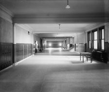 Northwestern High School, main corridor, Detroit, Mich., ca 1911. Creator: Unknown