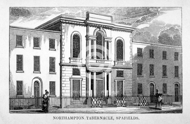 Northampton Tabernacle, Spa Fields, Finsbury, London, c1830.          Artist: Anon