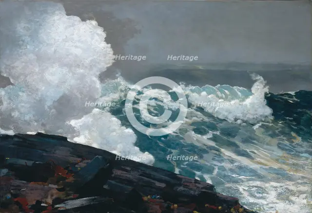 Northeaster, 1895; reworked by 1901. Creator: Winslow Homer.