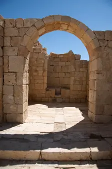 Northern Church, Avdat, Israel. Creator: Samuel Magal