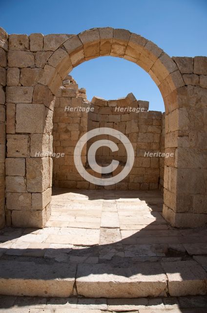 Northern Church, Avdat, Israel. Creator: Samuel Magal.