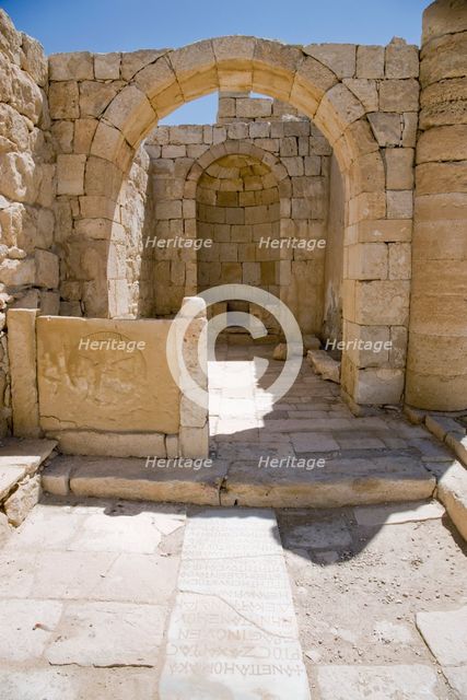 Northern Church, Avdat, Israel. Creator: Samuel Magal.