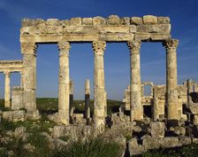 Northern door in the last section of the cardo maximus, Apamea. Syria, 2nd century, (2001). Creator: LTL