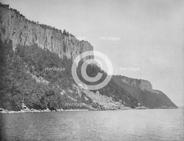 'Northern End of Palisades, Hudson River', c1897. Creator: Unknown.