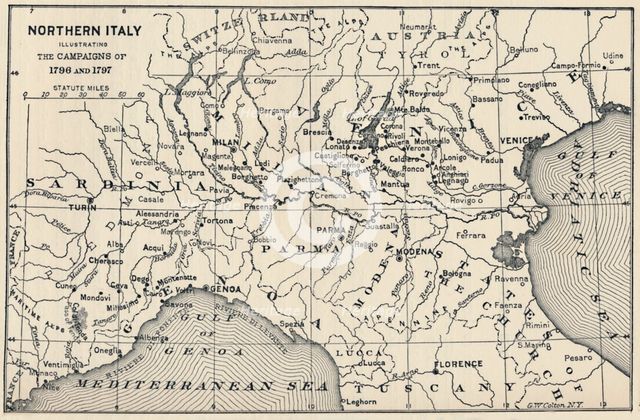 'Northern Italy - Illustrating the Campaigns of 1796 and 1797', (1896). Artist: Unknown.