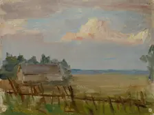 Northern Studies (The White Night-Clouds), 1910. Creator: Jan Ciaglinski