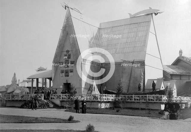 Northern Pavilion, the All-Russia Exhibition, Nizhny Novgorod, Russia, 1896.  Artist: Maxim Dmitriev