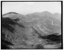 Northern peaks from gulf station, Mt. Washington, White Mountains, c1900. Creator: Unknown