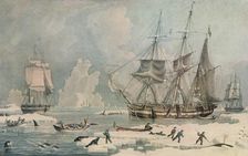 Northern Whale Fishery c1829. Artist: Edward Duncan