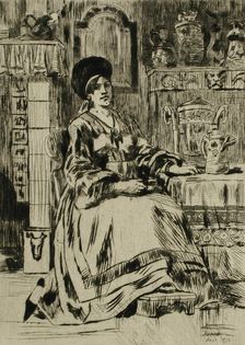 Norvégienne, 1874. Creator: Félicien Rops
