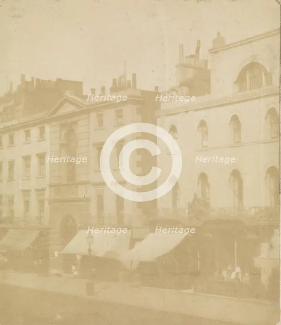 [Nos. 170-176 Regent Street, London], ca. 1846. Creator: William Henry Fox Talbot.