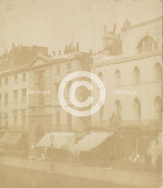 [Nos. 170-176 Regent Street, London], ca. 1846. Creator: William Henry Fox Talbot.