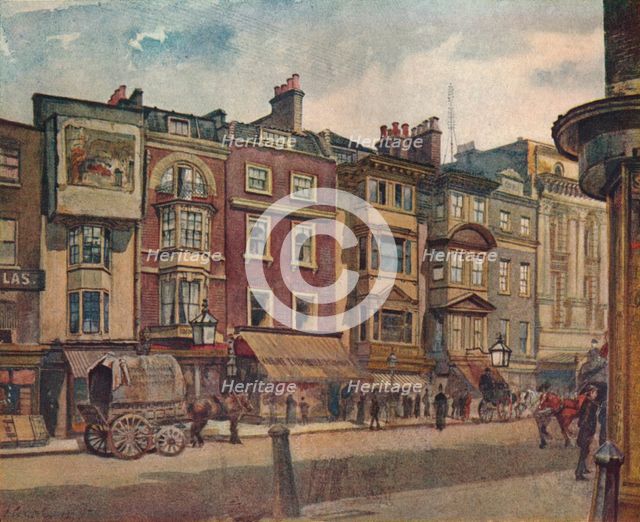 Nos 412-418 Strand, Westminster, London, 1887 (1926). Artist: John Crowther.