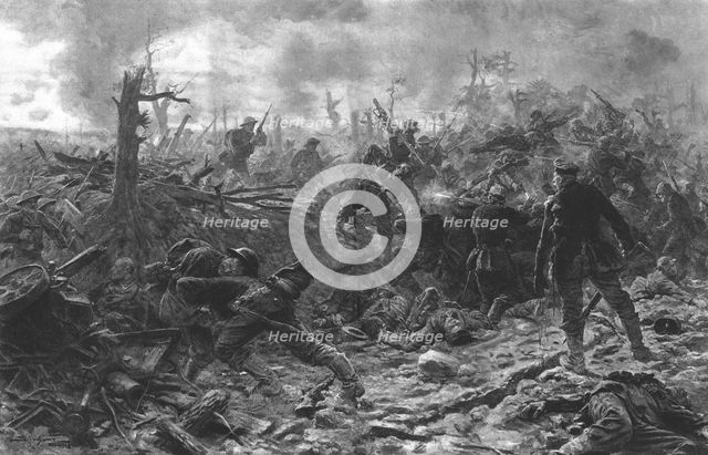 'Nos allies a l'assaut: les corps a corps du "Devils Wood"', 1916. Creator: Unknown.