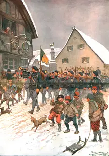 'Nos chasseurs en Haute-Alsace (Saint-Amarin) 1915 Creator: Georges Bertin Scott