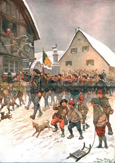 'Nos chasseurs en Haute-Alsace (Saint-Amarin) 1915 Creator: Georges Bertin Scott