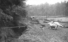Nos Chateaux au Pillage; Quelques aspects du Chateau du Gue a Tresmes, pres de Congis 1914. Creator: Unknown