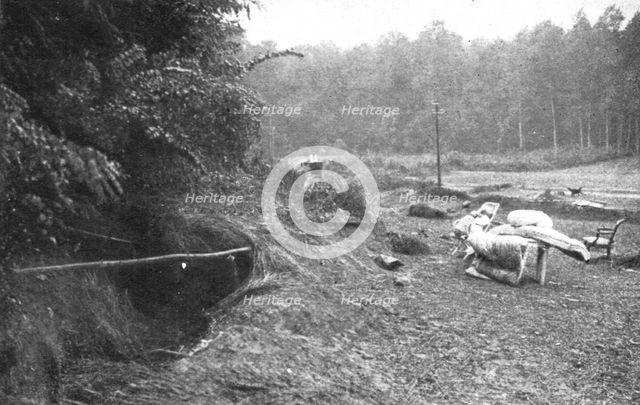 'Nos Chateaux au Pillage; Quelques aspects du Chateau du Gue a Tresmes, pres de Congis', 1914. Creator: Unknown.