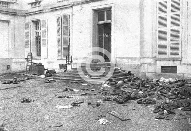 'Nos Chateaux au Pillage; Quelques aspects du Chateau du Gue a Tresmes, pres de Congis', 1914. Creator: Unknown.