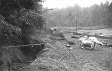 Nos Chateaux au Pillage; Quelques aspects du Chateau du Gue a Tresmes, pres de Congis 1914. Creator: Unknown